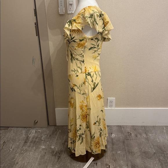 Reformation Gaelle Dress Yellow - Size XS - Picture 3 of 8